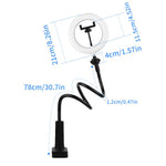 Luce LED ad anello 8 pollici con supporto regolabile