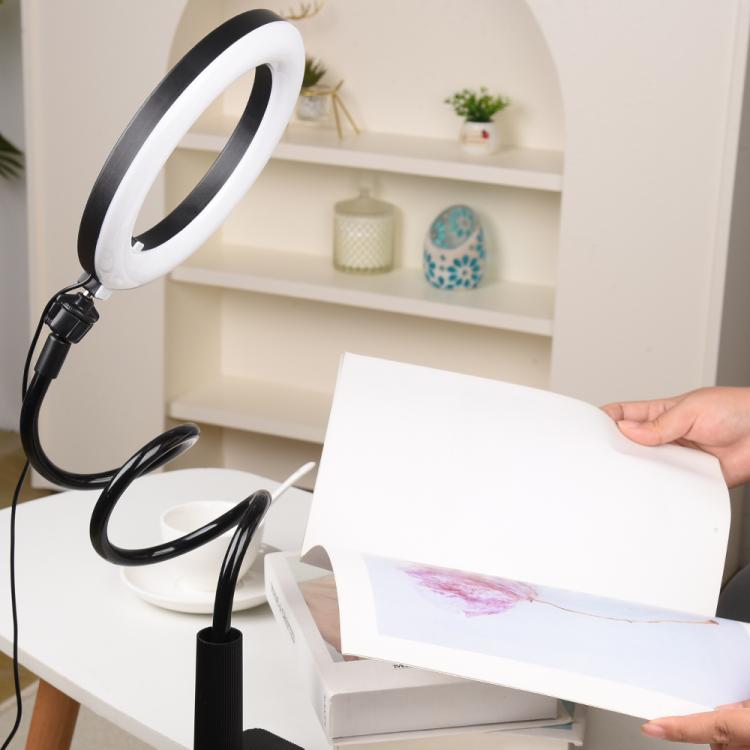 Luce LED ad anello 8 pollici con supporto regolabile