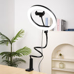 Luce LED ad anello 8 pollici con supporto regolabile