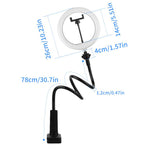 Luce LED anello 10" con supporto regolabile per selfie
