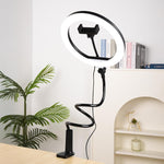 Luce LED anello 10" con supporto regolabile per selfie