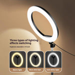 Luce LED anello 10" con supporto regolabile per selfie