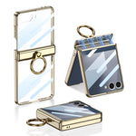Custodia per telefono GKK Phantom girevole magnetica integrata con anello di supporto, For Galaxy Z Flip8 5G, For Samsung Galaxy Z Flip7 5G
