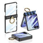 Custodia per telefono GKK Phantom girevole magnetica integrata con anello di supporto, For Galaxy Z Flip8 5G, For Samsung Galaxy Z Flip7 5G