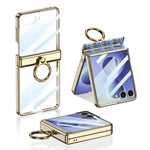 Custodia per telefono GKK Phantom girevole magnetica integrata con anello di supporto, For Galaxy Z Flip8 5G, For Samsung Galaxy Z Flip7 5G