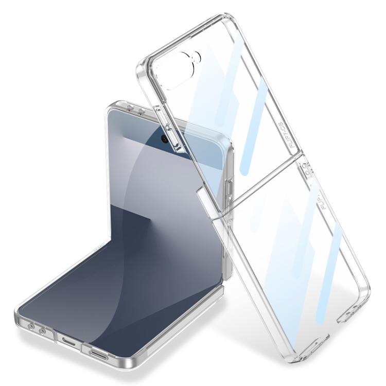 Custodia per telefono GKK con copertura completa e finitura Phantom Electroplating integrata., For Galaxy Z Flip8 5G, For Samsung Galaxy Z Flip7 5G
