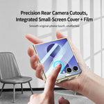 Custodia per telefono GKK con copertura completa e finitura Phantom Electroplating integrata., For Galaxy Z Flip8 5G, For Samsung Galaxy Z Flip7 5G