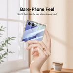 Custodia per telefono GKK con copertura completa e finitura Phantom Electroplating integrata., For Galaxy Z Flip8 5G, For Samsung Galaxy Z Flip7 5G