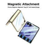 Custodia per telefono GKK con cerniera magnetica integrata e antiurto., For Galaxy Z Flip8 5G, For Samsung Galaxy Z Flip7 5G