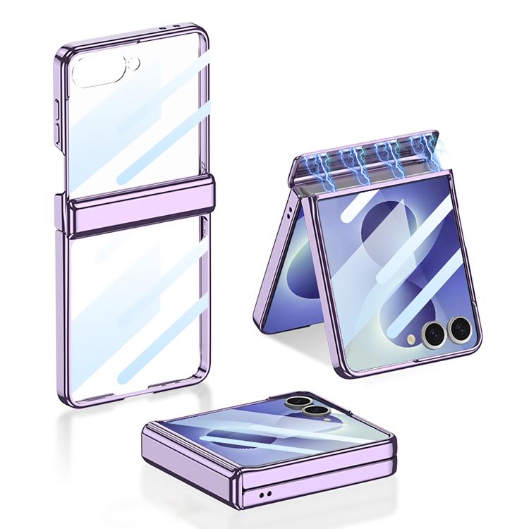 Custodia per telefono GKK con cerniera magnetica integrata e antiurto., For Galaxy Z Flip8 5G, For Samsung Galaxy Z Flip7 5G