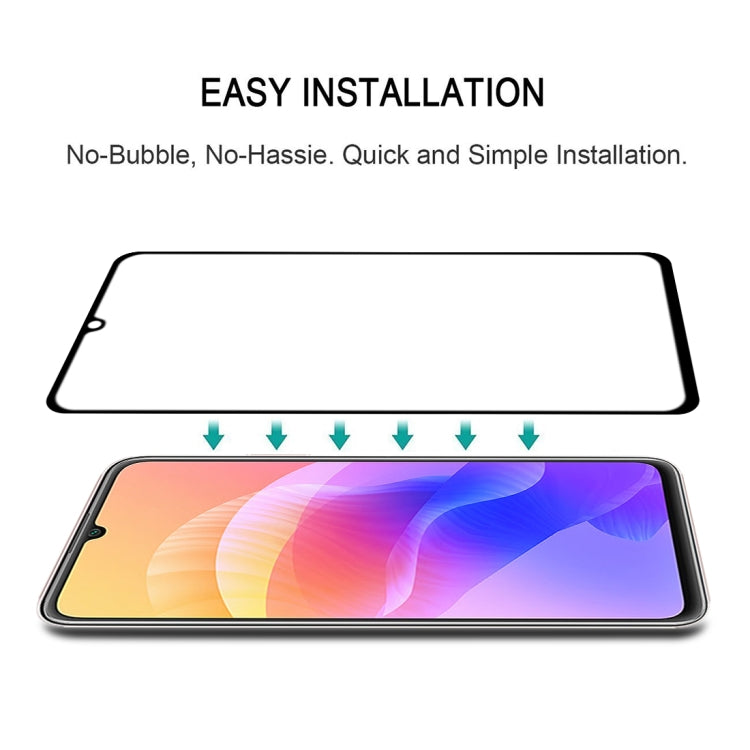 Pellicola in vetro temperato a schermo intero con colla completa, For Huawei Enjoy 20 (1 PC), For Huawei Enjoy 20 Plus 5G (1 PC), For Huawei Y9a (1 PC), For Honor X10 5G / X10 Pro
