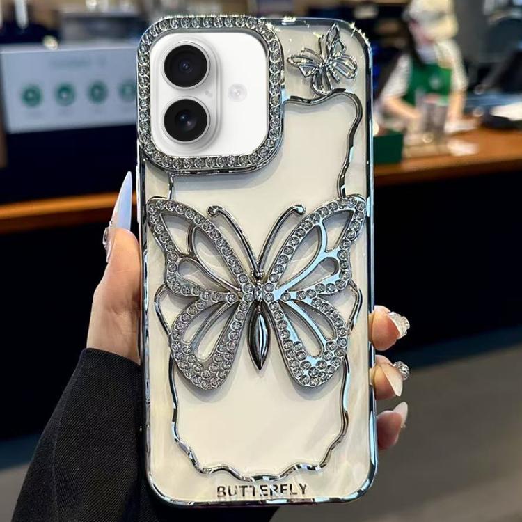 Custodia TPU con farfalla cava per iPhone 16 Pro Max