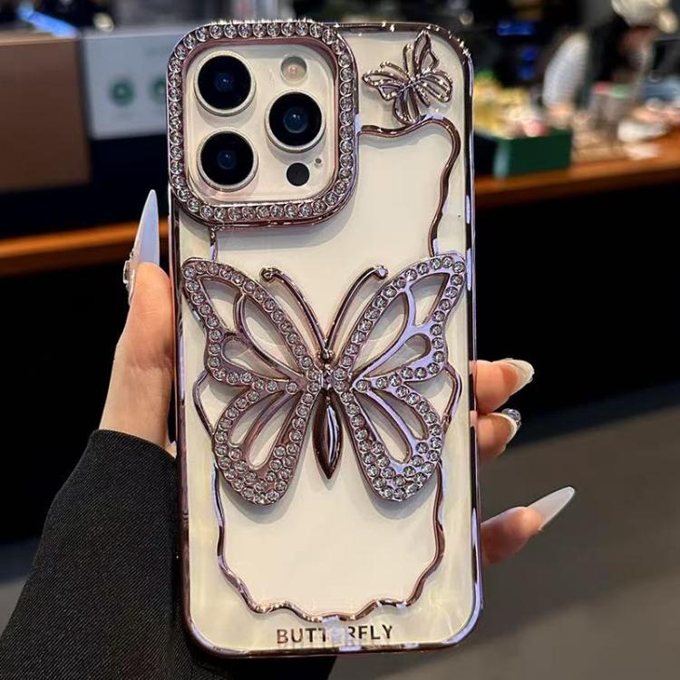 Custodia TPU con farfalla cava per iPhone 15 Plus