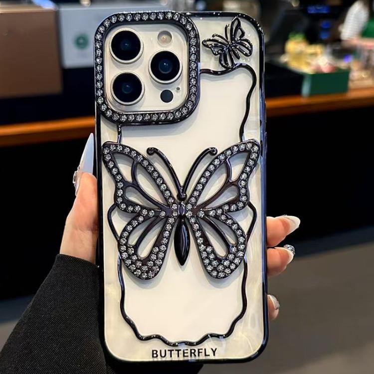 Custodia TPU con farfalla cava per iPhone 15 Plus