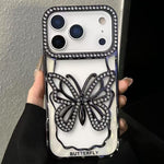 Custodia TPU con farfalla galvanizzata per iPhone 17 e 18
