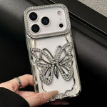 Custodia TPU con farfalla galvanizzata per iPhone 17 e 18