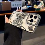 Custodia TPU con farfalla cava per iPhone 16 Pro Max