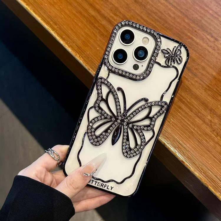 Custodia TPU con farfalla cava per iPhone 15 Plus
