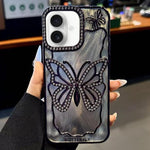 Custodia TPU effetto farfalla per iPhone 17 e 18