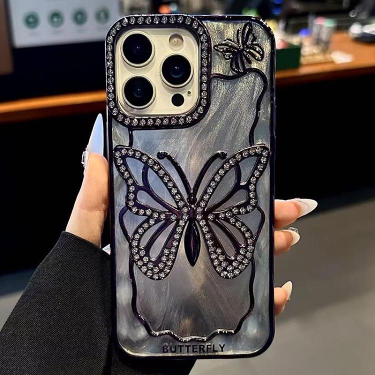 Custodia TPU effetto farfalla per iPhone 15 Plus