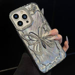 Custodia TPU effetto farfalla per iPhone 13 Pro Max
