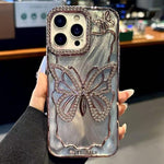 Custodia TPU effetto farfalla per iPhone 13 Pro Max