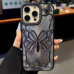 Custodia TPU effetto farfalla per iPhone 13 Pro Max