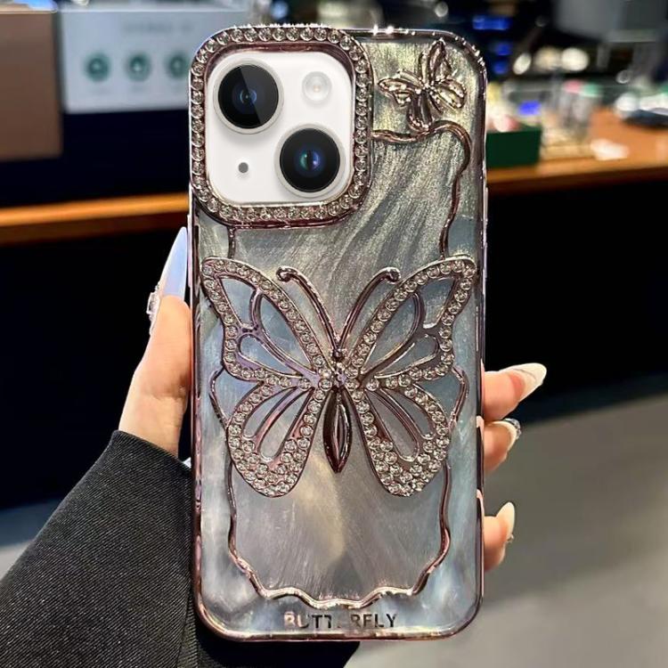 Custodia TPU effetto farfalla per iPhone 13 Pro Max