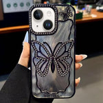 Custodia TPU effetto farfalla per iPhone 13 Pro Max