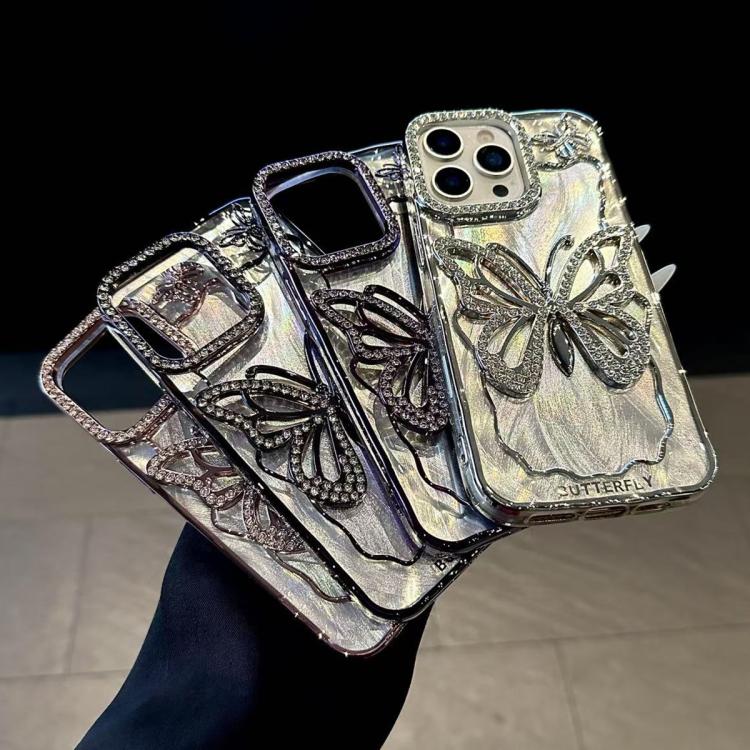 Custodia TPU effetto farfalla per iPhone 17 e 18