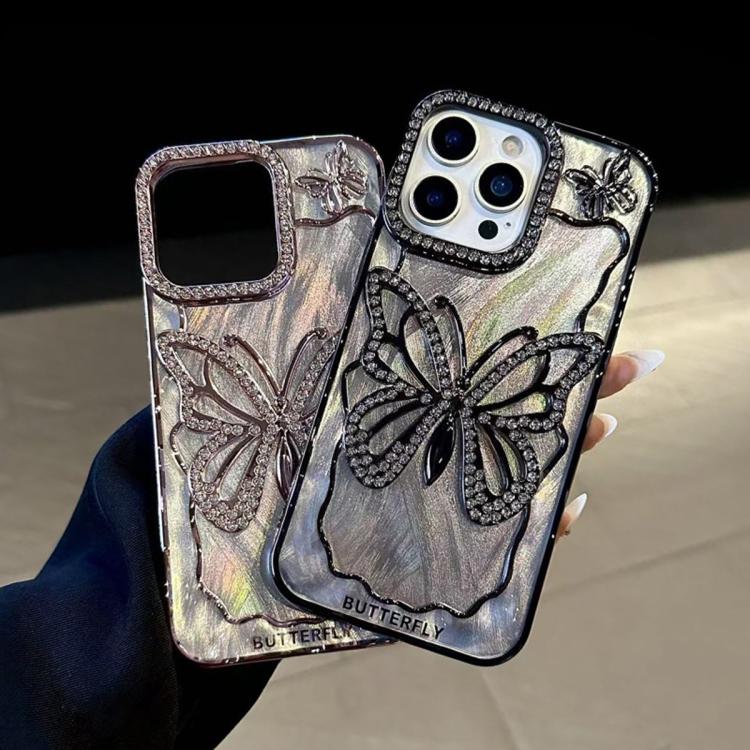 Custodia TPU effetto farfalla per iPhone 13 Pro Max
