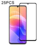 Pellicola in vetro temperato a schermo intero con colla intera da 25 pezzi, For Huawei Enjoy 20 (25 PCS), For Huawei Enjoy 20 Plus 5G (25 PCS), For Huawei Y9a (25 PCS), For Huawei Honor X10 Pro (25 PCS)
