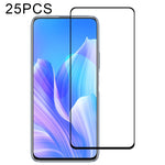 Pellicola in vetro temperato a schermo intero con colla intera da 25 pezzi, For Huawei Enjoy 20 (25 PCS), For Huawei Enjoy 20 Plus 5G (25 PCS), For Huawei Y9a (25 PCS), For Huawei Honor X10 Pro (25 PCS)