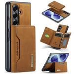 DG.MING Serie M2 Custodia ibrida magnetica per telefono con scomparto multi-carta a 3 ante e cordino lungo, For Galaxy Z Fold8 Ultra 5G, For Galaxy Z Flip8 5G, For Galaxy Z Fold7 5G, For Samsung Galaxy Z Flip7 5G