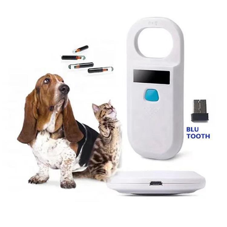 Lettore portatile di chip di identificazione per piccoli animali a 134,2 kHz