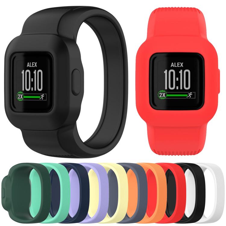 Cinturino per orologio xDfind in silicone integrato a tinta unita, For GarminFit jr. 3 / Vivofit JR 3
