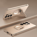 Custodia per telefono pieghevole MagSafe a forma di astronave., For Samsung Galaxy S26+ 5G, For Samsung Galaxy S26 Edge 5G, For Samsung Galaxy S26 Ultra 5G, For Samsung Galaxy S26 5G, For Samsung Galaxy S25 Edge 5G, For Samsung Galaxy S25 5G           ...