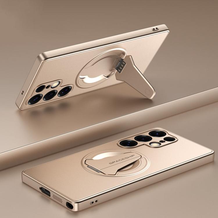 Custodia per telefono pieghevole MagSafe a forma di astronave., For Samsung Galaxy S26+ 5G, For Samsung Galaxy S26 Edge 5G, For Samsung Galaxy S26 Ultra 5G, For Samsung Galaxy S26 5G, For Samsung Galaxy S25 Edge 5G, For Samsung Galaxy S25 5G           ...