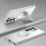 Custodia per telefono pieghevole MagSafe a forma di astronave., For Samsung Galaxy S26+ 5G, For Samsung Galaxy S26 Edge 5G, For Samsung Galaxy S26 Ultra 5G, For Samsung Galaxy S26 5G, For Samsung Galaxy S25 Edge 5G, For Samsung Galaxy S25 5G           ...