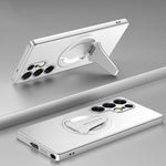 Custodia per telefono pieghevole MagSafe a forma di astronave., For Samsung Galaxy S26+ 5G, For Samsung Galaxy S26 Edge 5G, For Samsung Galaxy S26 Ultra 5G, For Samsung Galaxy S26 5G, For Samsung Galaxy S25 Edge 5G, For Samsung Galaxy S25 5G           ...