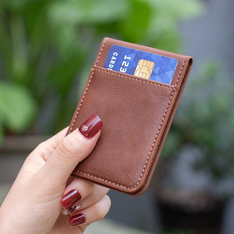 BFK26 Adesivo magnetico per retro cellulare, colore a tinta unita, per custodia di carte.