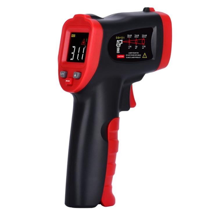 Termometro a infrarossi portatile Wintact WT327A, intervallo di misurazione: da -50 a 400 gradi Celsius, WT327A