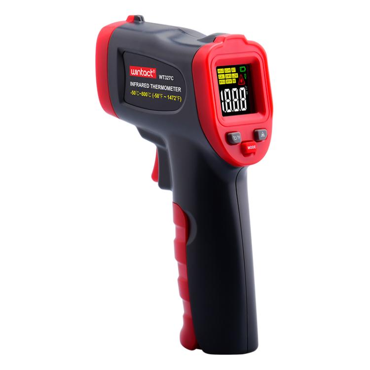 Termometro a infrarossi portatile Wintact WT327C, intervallo di misurazione: da -50 a 800 gradi Celsius, WT327C