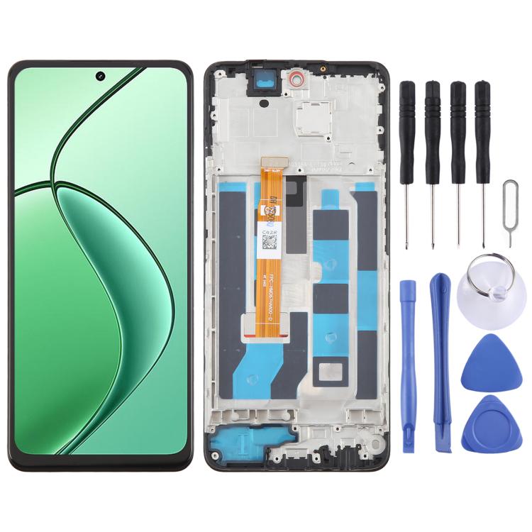 Display LCD con digitalizzatore e cornice per Realme 14x e compat