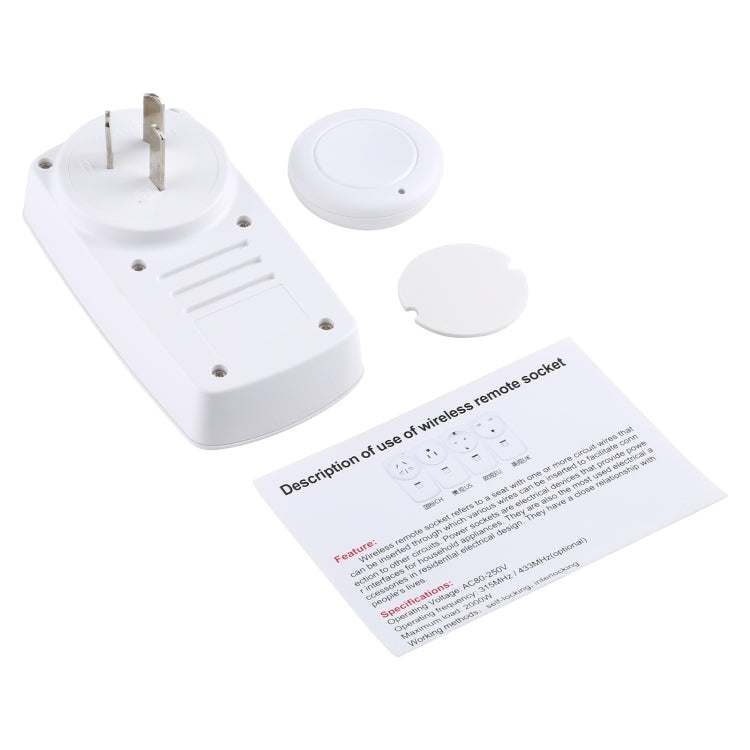 Presa controllo remoto wireless 220V con telecomando