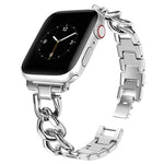 Cinturino per orologio xDfind Double Circle in metallo, For Apple Watch 42 / 44 / 45 / 46 / 49mm, For Apple Watch 38 / 40 / 41 / S10 42mm