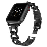 Cinturino per orologio xDfind Double Circle in metallo, For Apple Watch 42 / 44 / 45 / 46 / 49mm, For Apple Watch 38 / 40 / 41 / S10 42mm