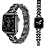 Cinturino per orologio in metallo a forma di V xDfind, For Apple Watch 42 / 44 / 45 / 46 / 49mm, For Apple Watch 38 / 40 / 41 / S10 42mm