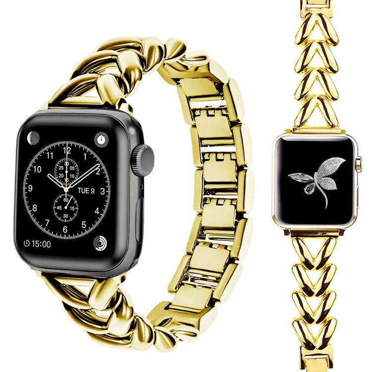 Cinturino per orologio in metallo a forma di V xDfind, For Apple Watch 42 / 44 / 45 / 46 / 49mm, For Apple Watch 38 / 40 / 41 / S10 42mm