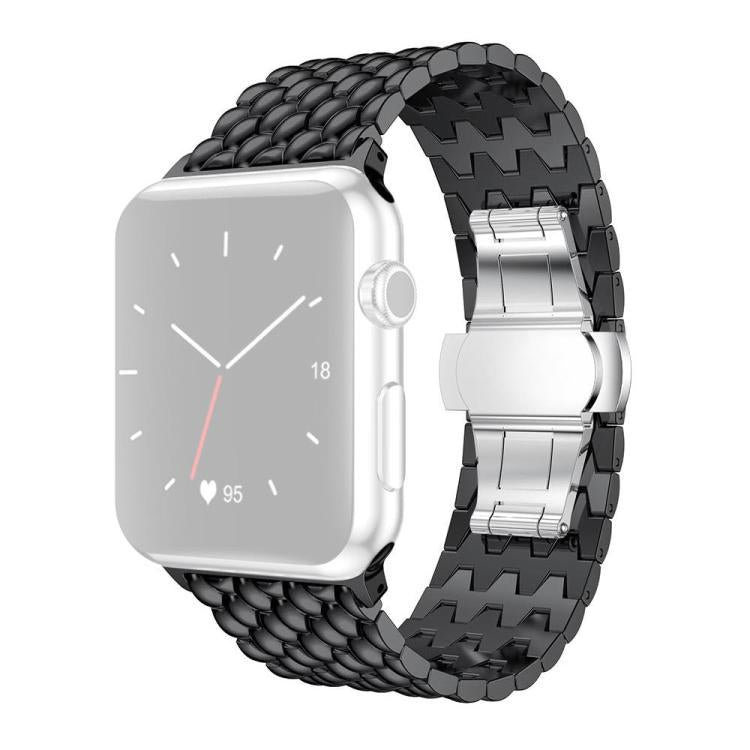 Cinturino per orologio xDfind con texture a drago in metallo, For Apple Watch 42 / 44 / 45 / 46 / 49mm, For Apple Watch 38 / 40 / 41 / S10 42mm